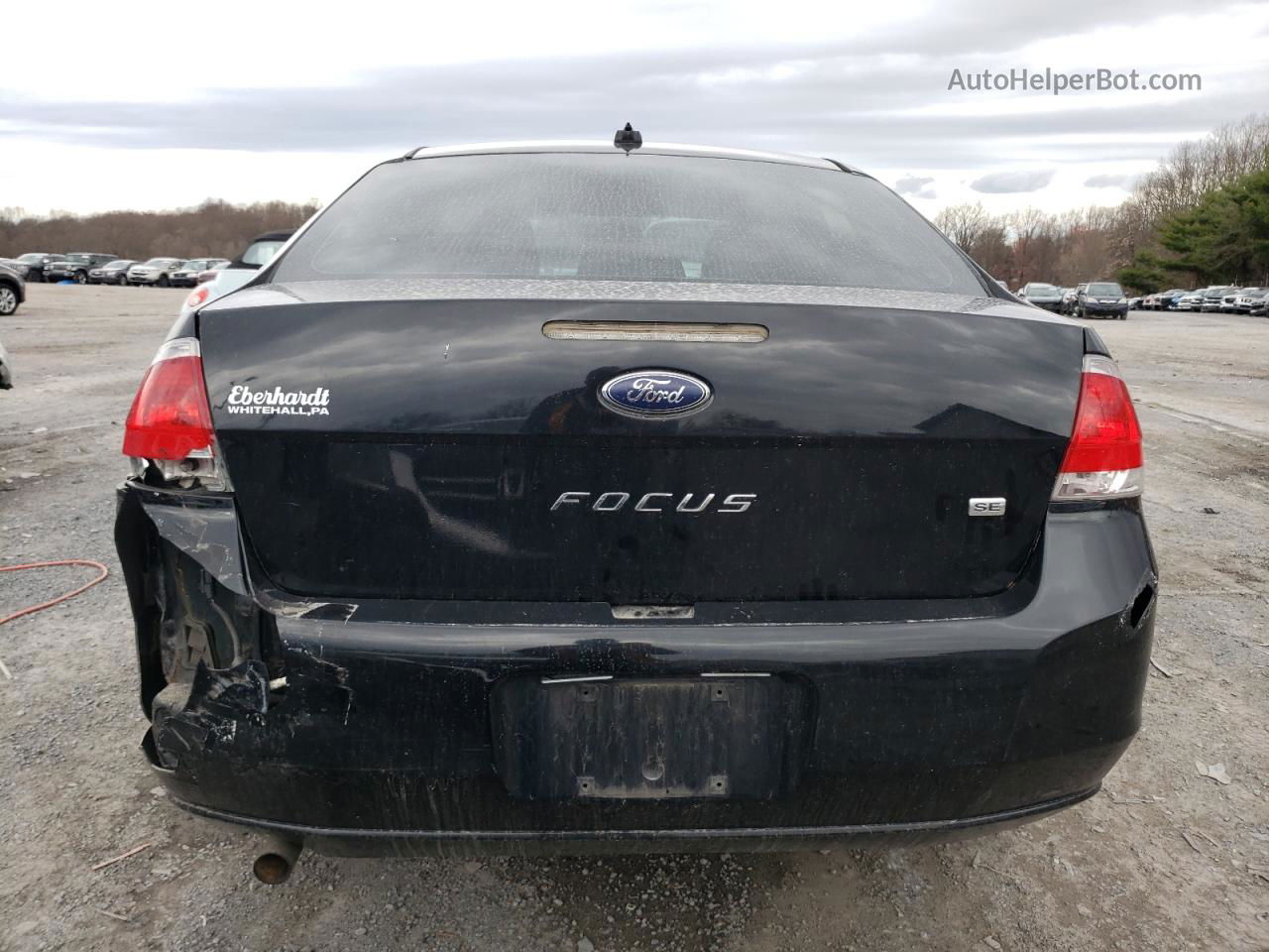 2011 Ford Focus Se Black vin: 1FAHP3FN2BW114736