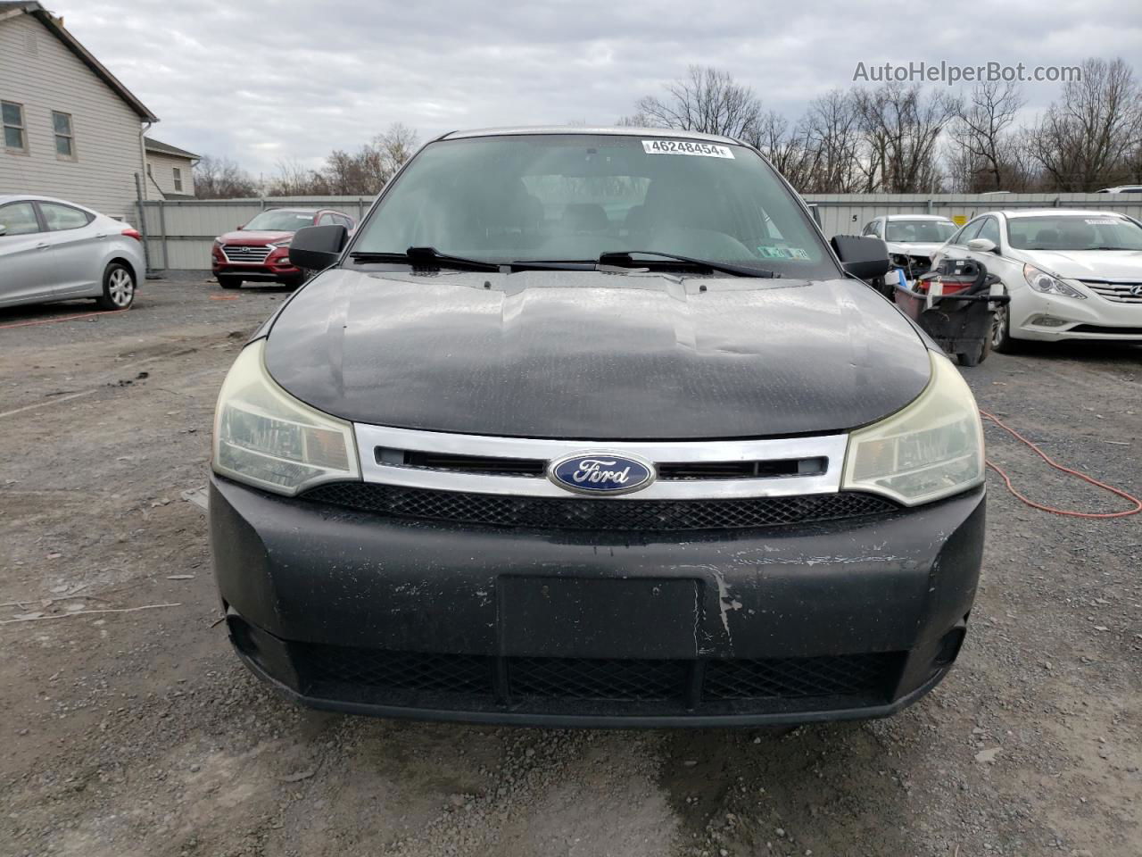 2011 Ford Focus Se Black vin: 1FAHP3FN2BW114736