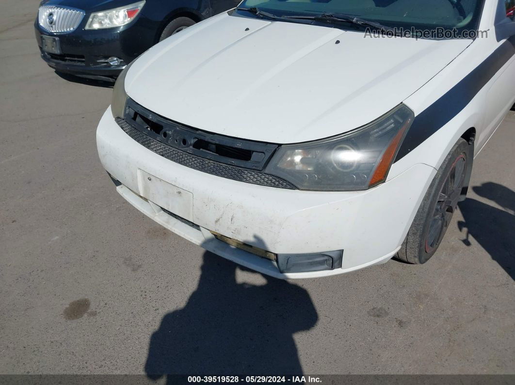 2011 Ford Focus Se White vin: 1FAHP3FN2BW122190