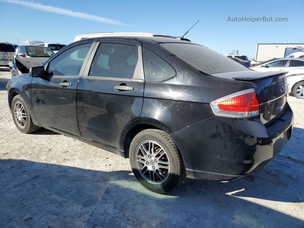 2011 Ford Focus Se Black vin: 1FAHP3FN2BW147588