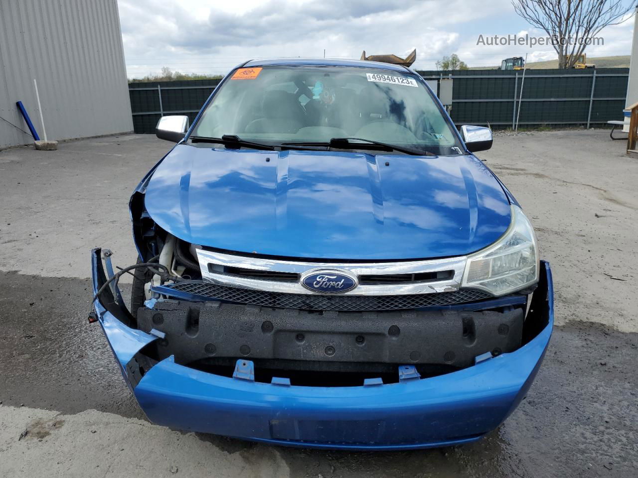 2011 Ford Focus Se Blue vin: 1FAHP3FN2BW157781