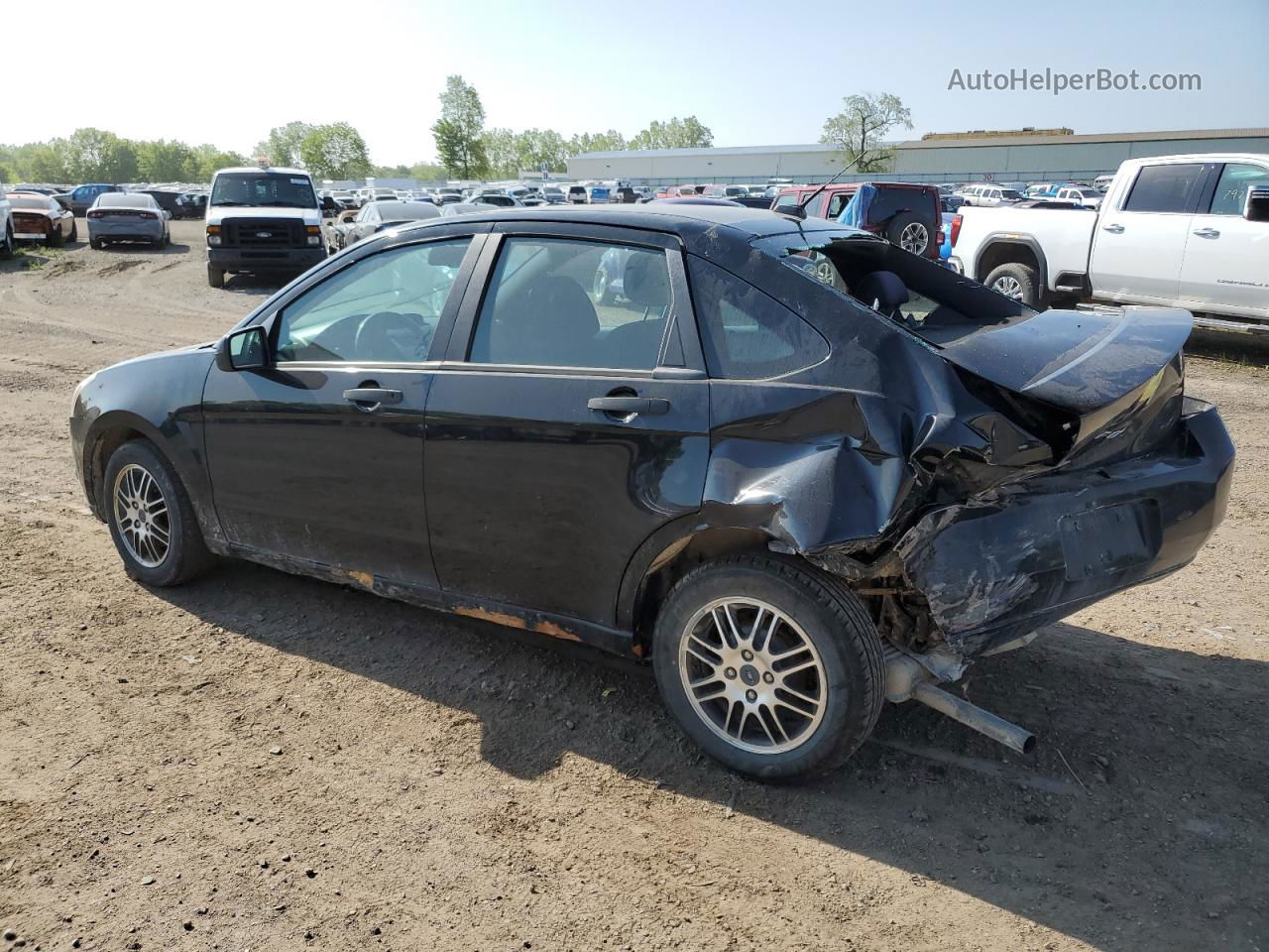 2011 Ford Focus Se Black vin: 1FAHP3FN2BW163693