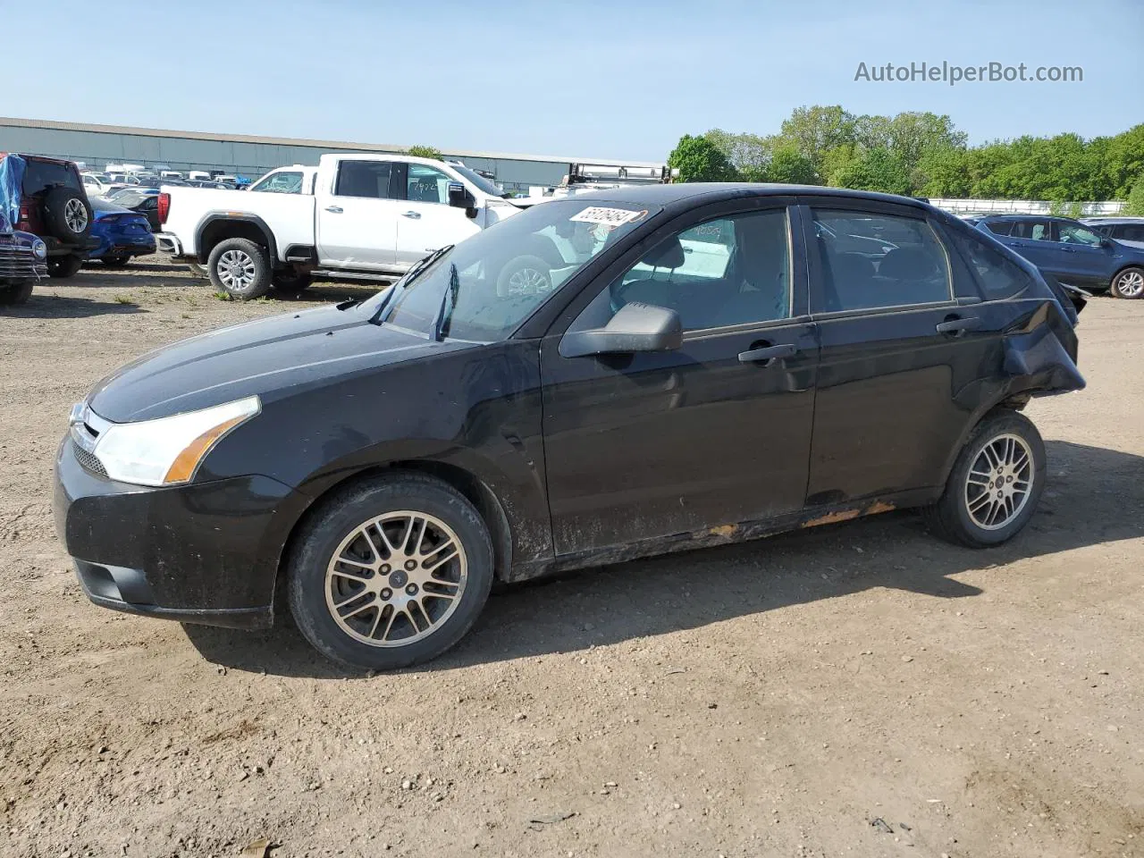 2011 Ford Focus Se Black vin: 1FAHP3FN2BW163693