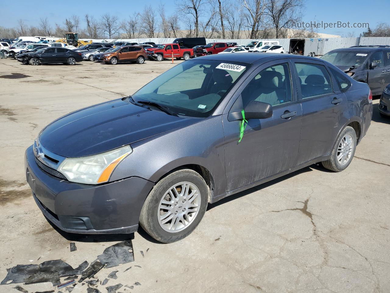 2011 Ford Focus Se Gray vin: 1FAHP3FN2BW165444