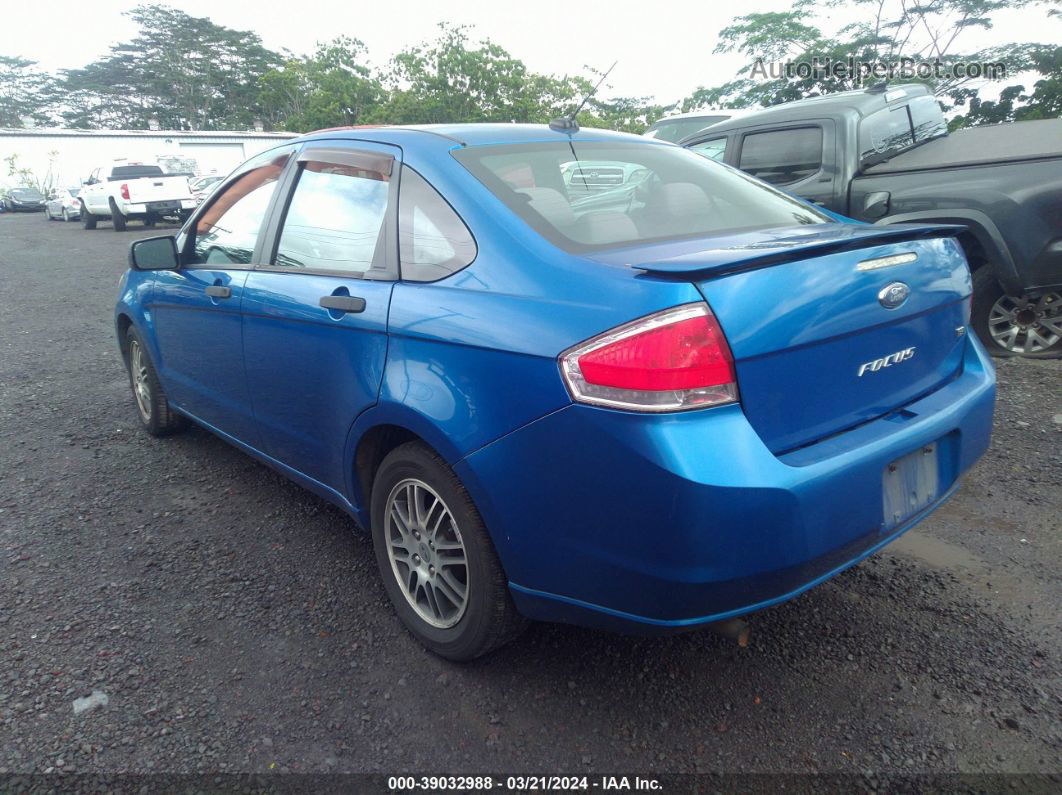 2011 Ford Focus Se Синий vin: 1FAHP3FN2BW181692