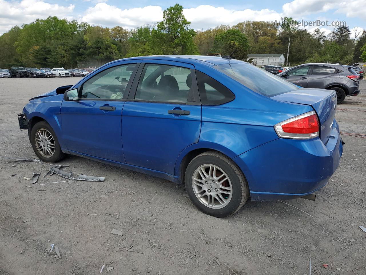 2011 Ford Focus Se Blue vin: 1FAHP3FN3BW120514