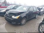 2011 Ford Focus Se Black vin: 1FAHP3FN3BW126278