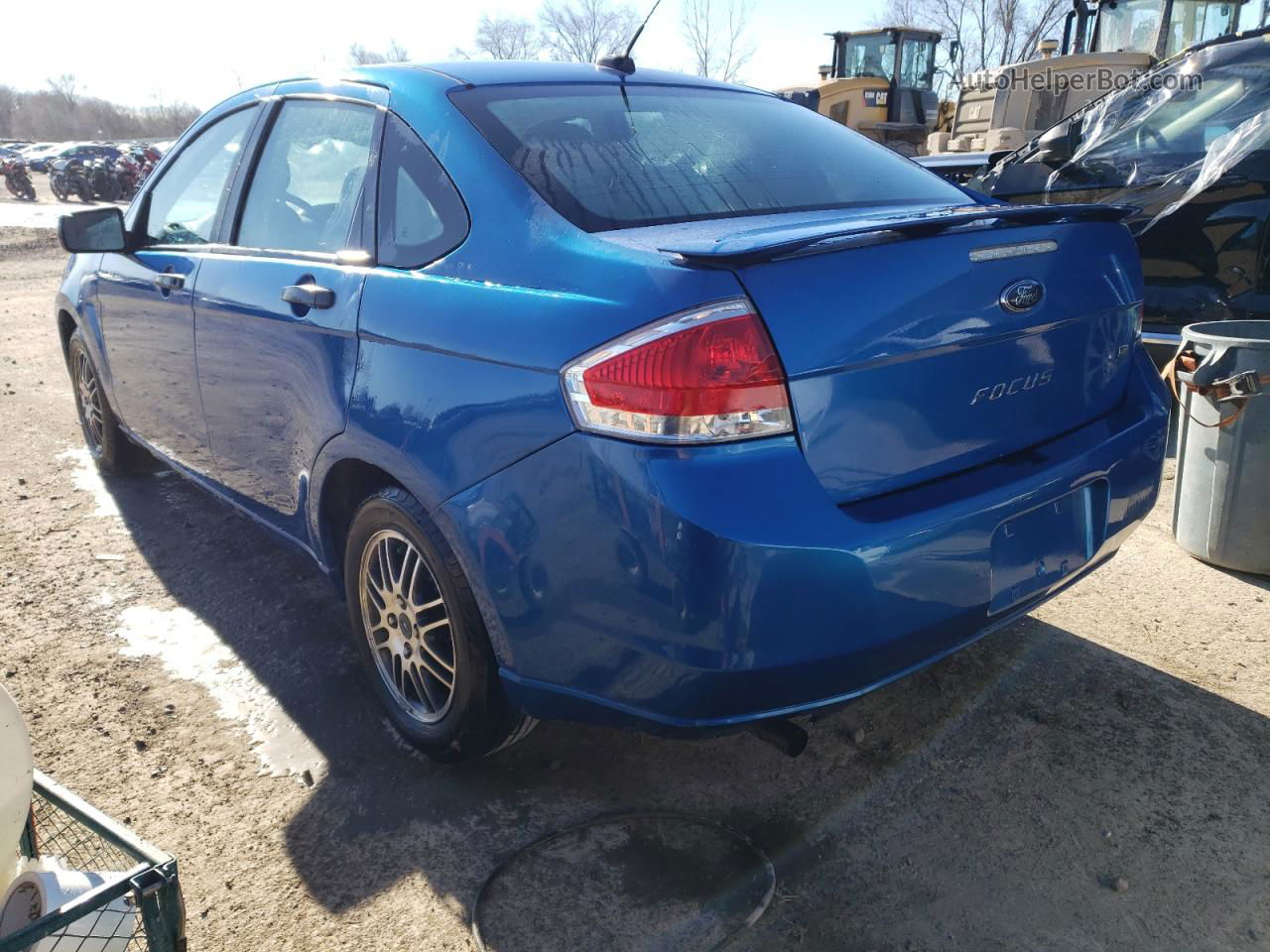 2011 Ford Focus Se Blue vin: 1FAHP3FN3BW126457