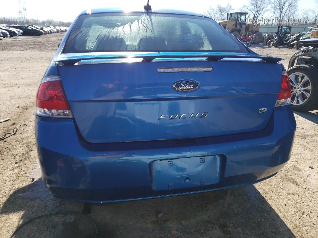 2011 Ford Focus Se Blue vin: 1FAHP3FN3BW126457