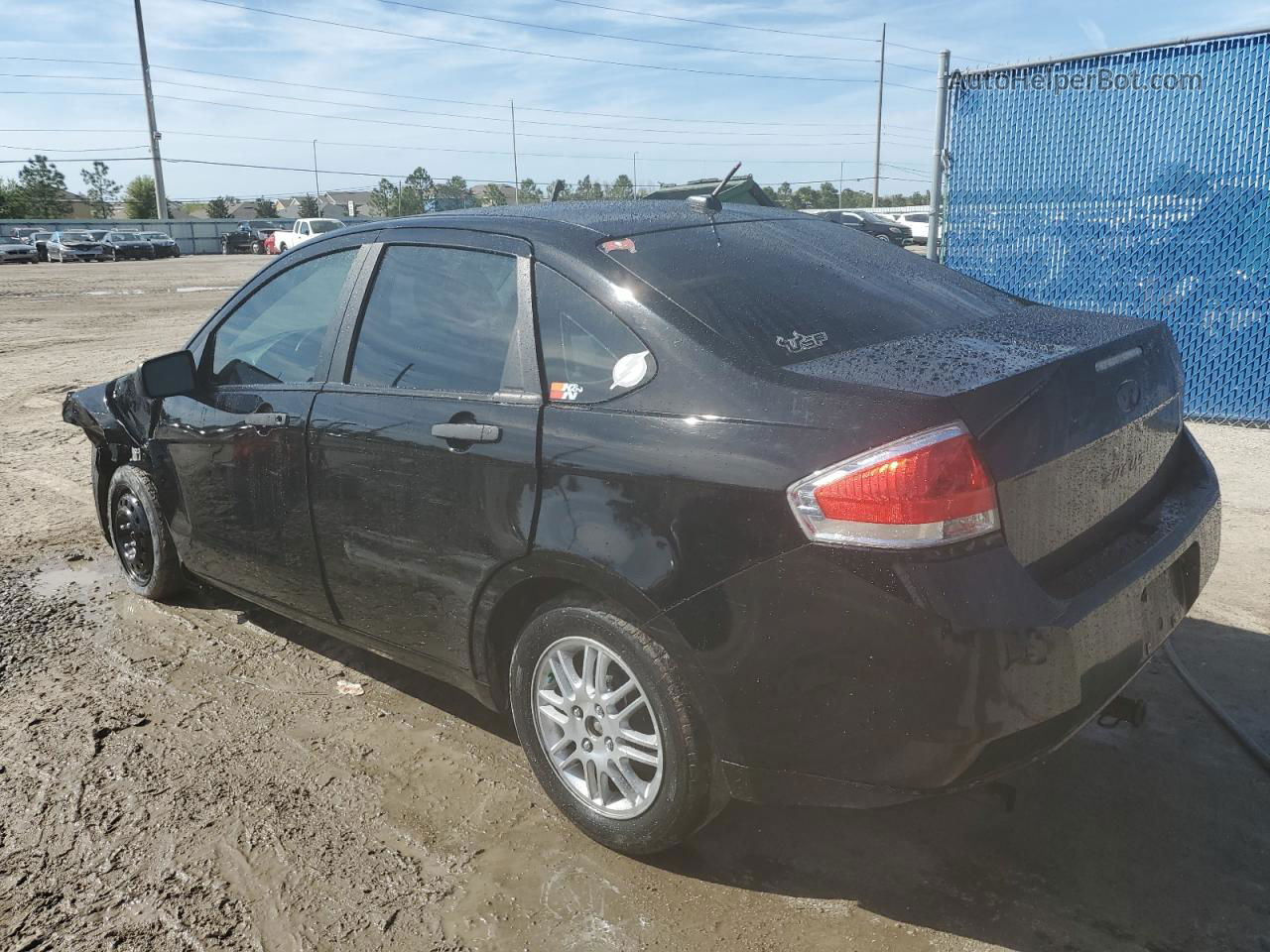 2011 Ford Focus Se Black vin: 1FAHP3FN3BW159913