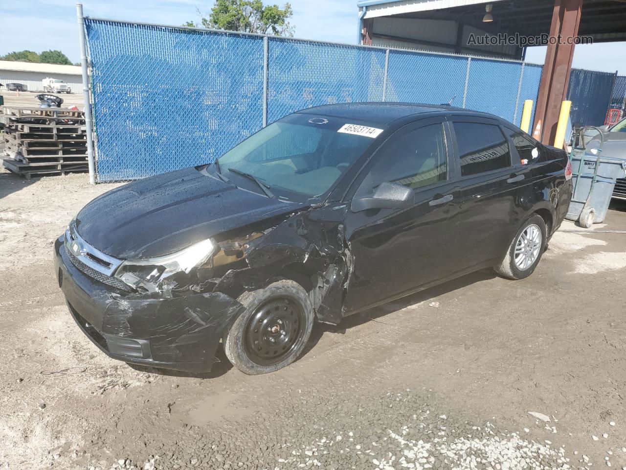 2011 Ford Focus Se Black vin: 1FAHP3FN3BW159913