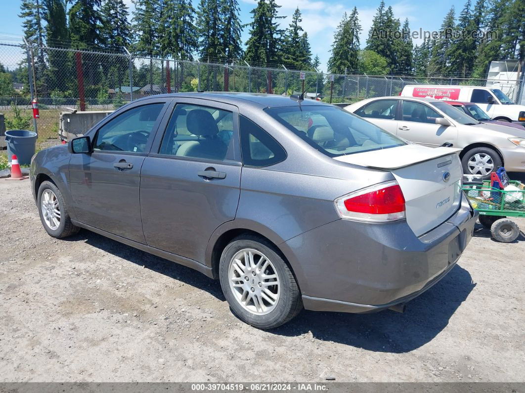 2011 Ford Focus Se Gray vin: 1FAHP3FN3BW167980