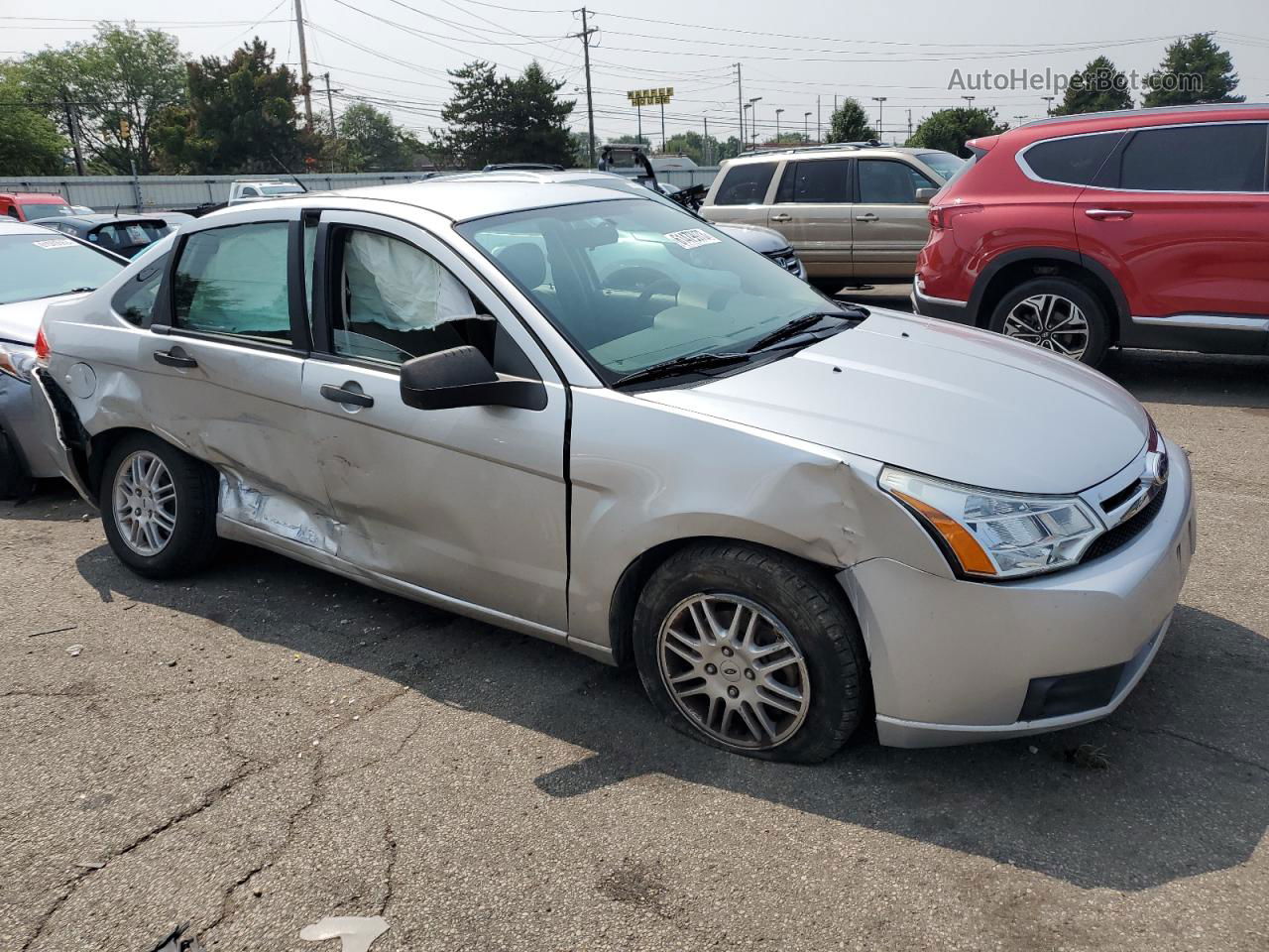 2011 Ford Focus Se Silver vin: 1FAHP3FN3BW176999