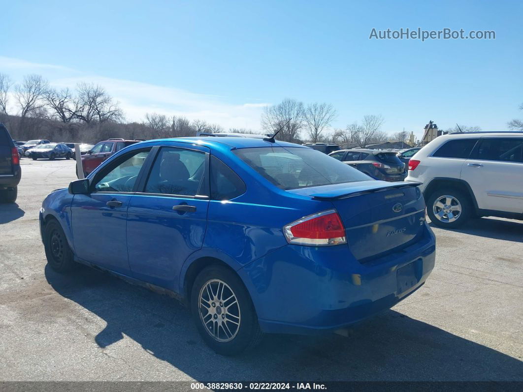 2011 Ford Focus Se Blue vin: 1FAHP3FN3BW202629