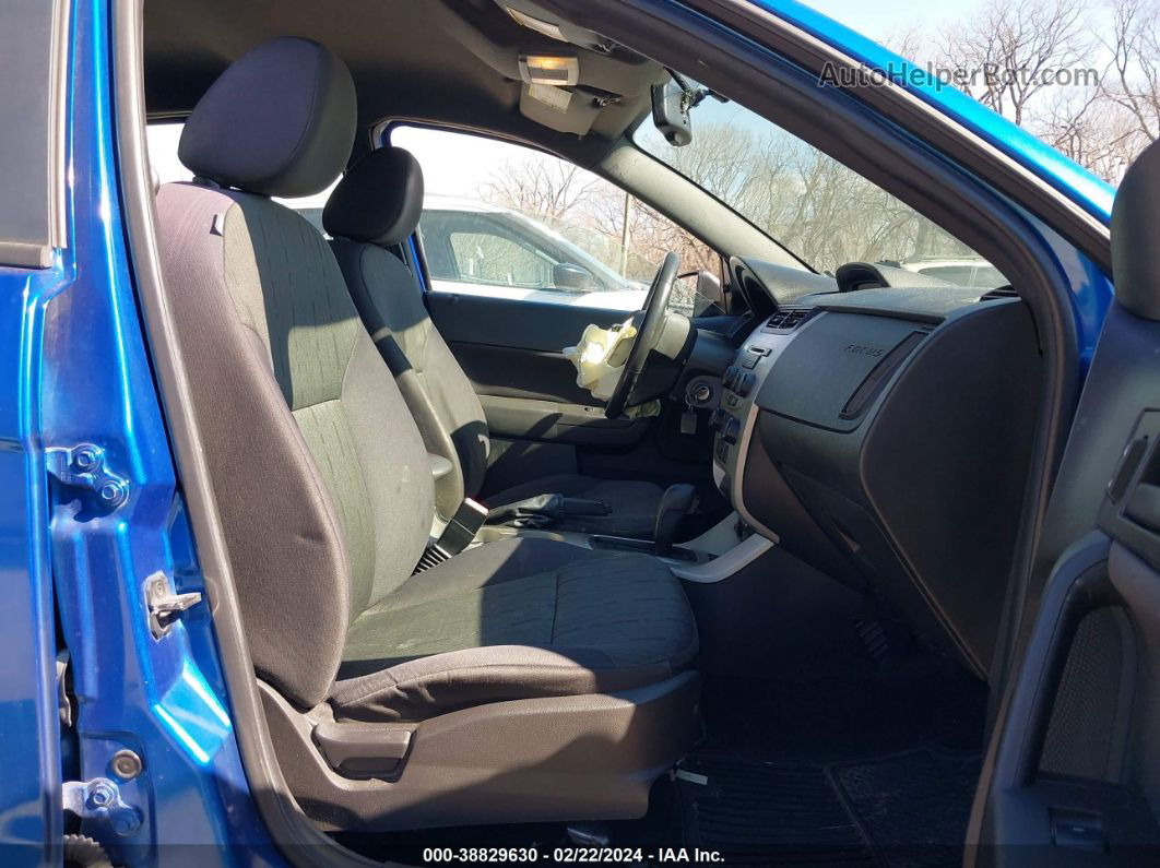 2011 Ford Focus Se Blue vin: 1FAHP3FN3BW202629