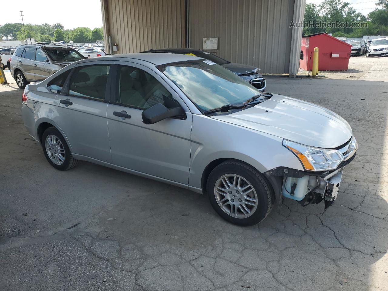 2011 Ford Focus Se Silver vin: 1FAHP3FN3BW204414