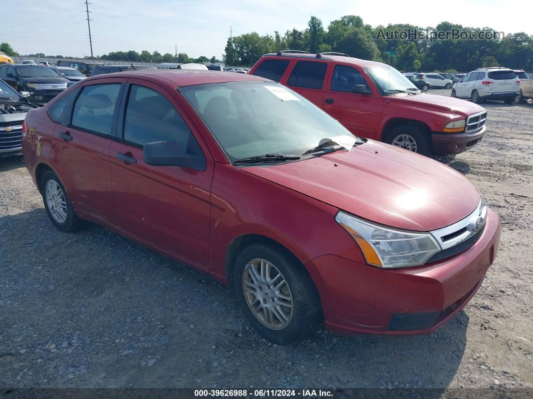 2011 Ford Focus Se Red vin: 1FAHP3FN4BW124412