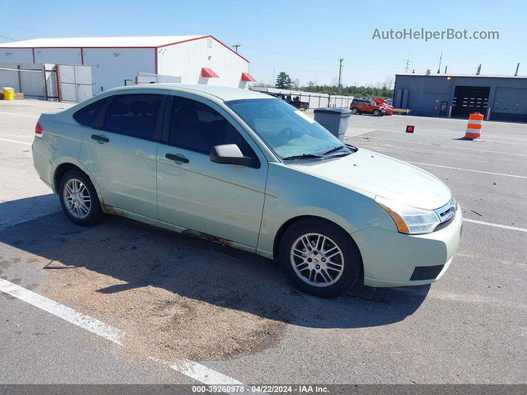 2011 Ford Focus Se Green vin: 1FAHP3FN4BW134339