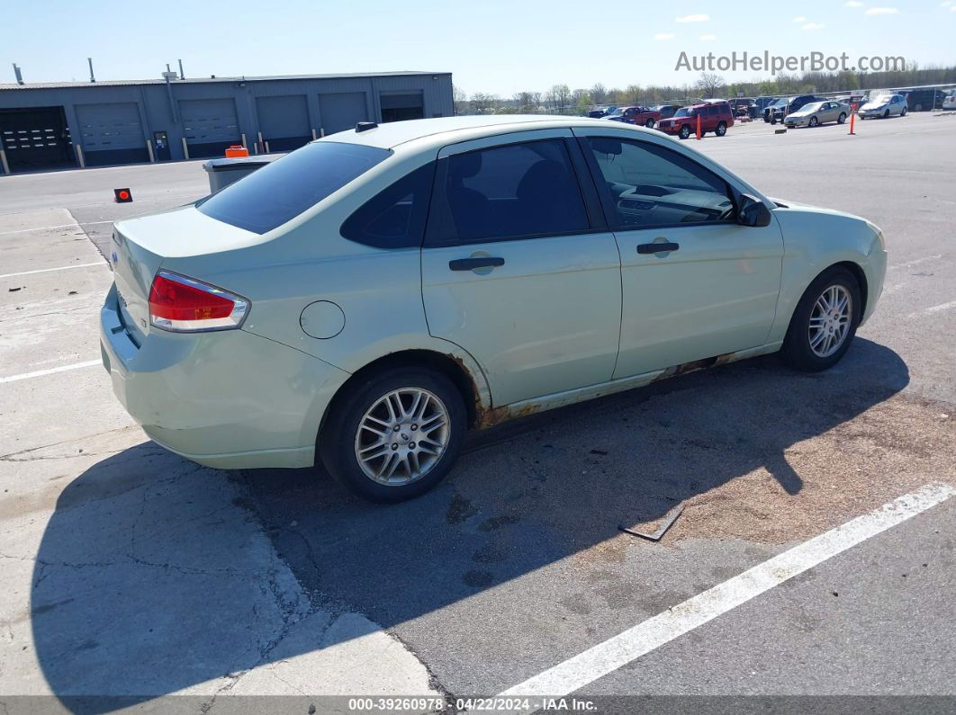 2011 Ford Focus Se Green vin: 1FAHP3FN4BW134339