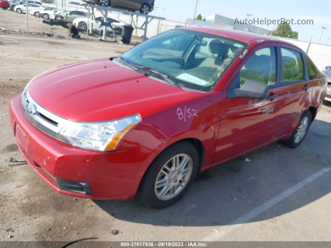 2011 Ford Focus Se Red vin: 1FAHP3FN4BW135121