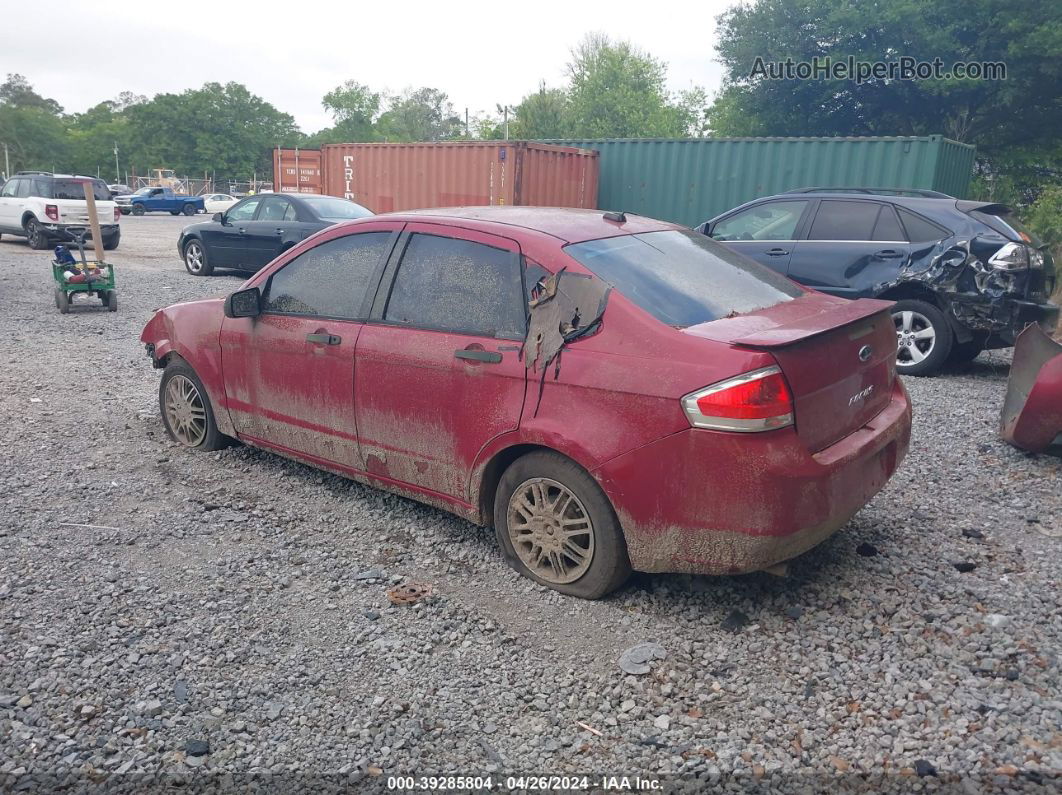 2011 Ford Focus Se Red vin: 1FAHP3FN4BW142540