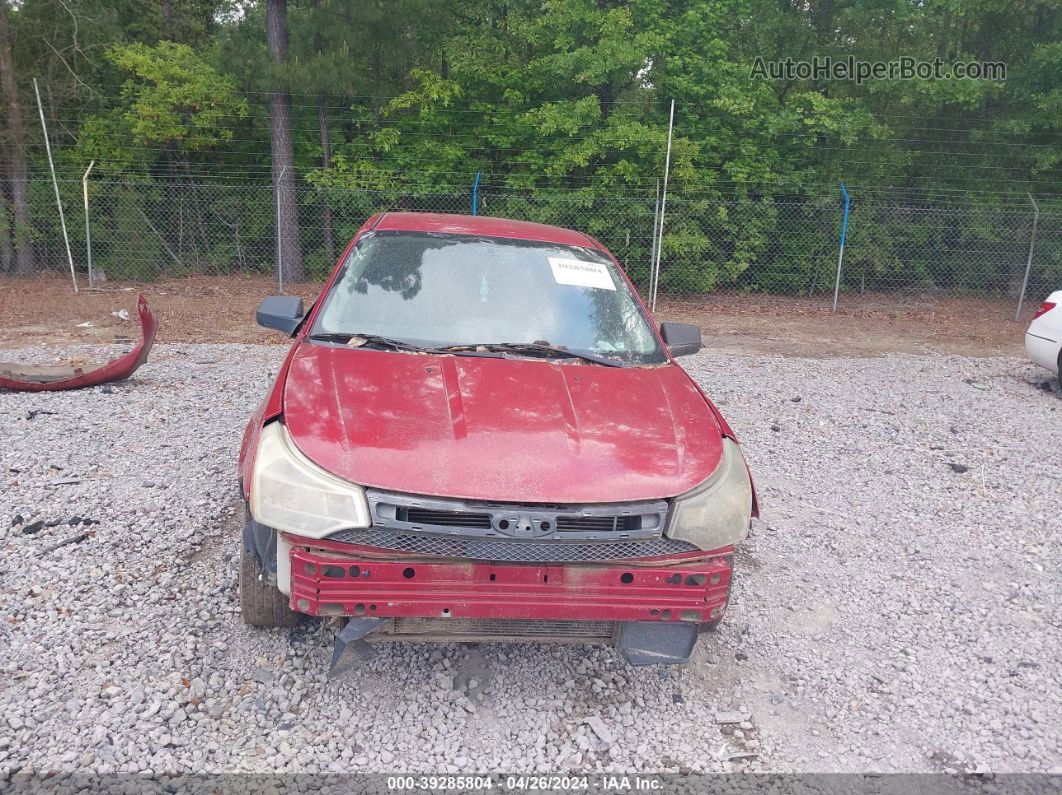 2011 Ford Focus Se Red vin: 1FAHP3FN4BW142540