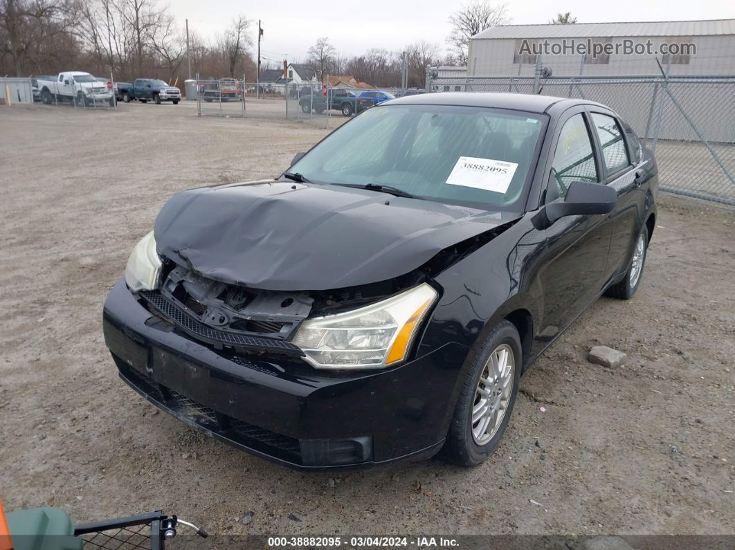 2011 Ford Focus Se Black vin: 1FAHP3FN4BW142831