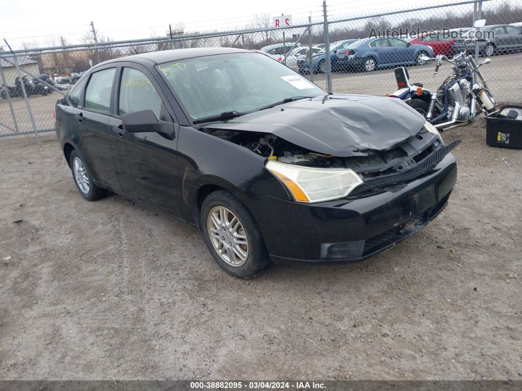 2011 Ford Focus Se Black vin: 1FAHP3FN4BW142831