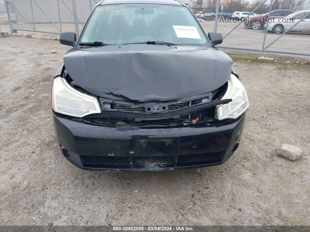 2011 Ford Focus Se Black vin: 1FAHP3FN4BW142831