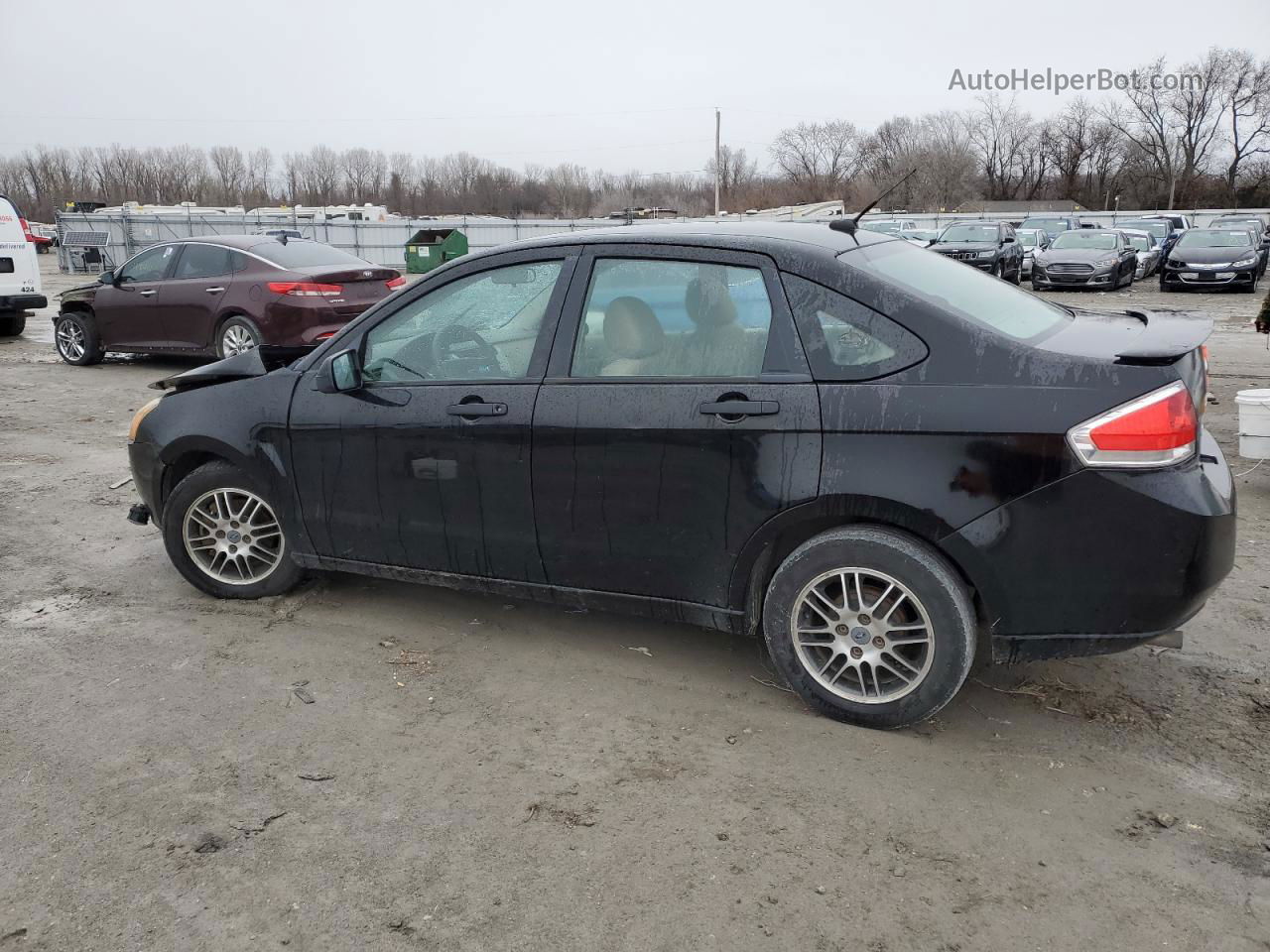 2011 Ford Focus Se Black vin: 1FAHP3FN4BW143719