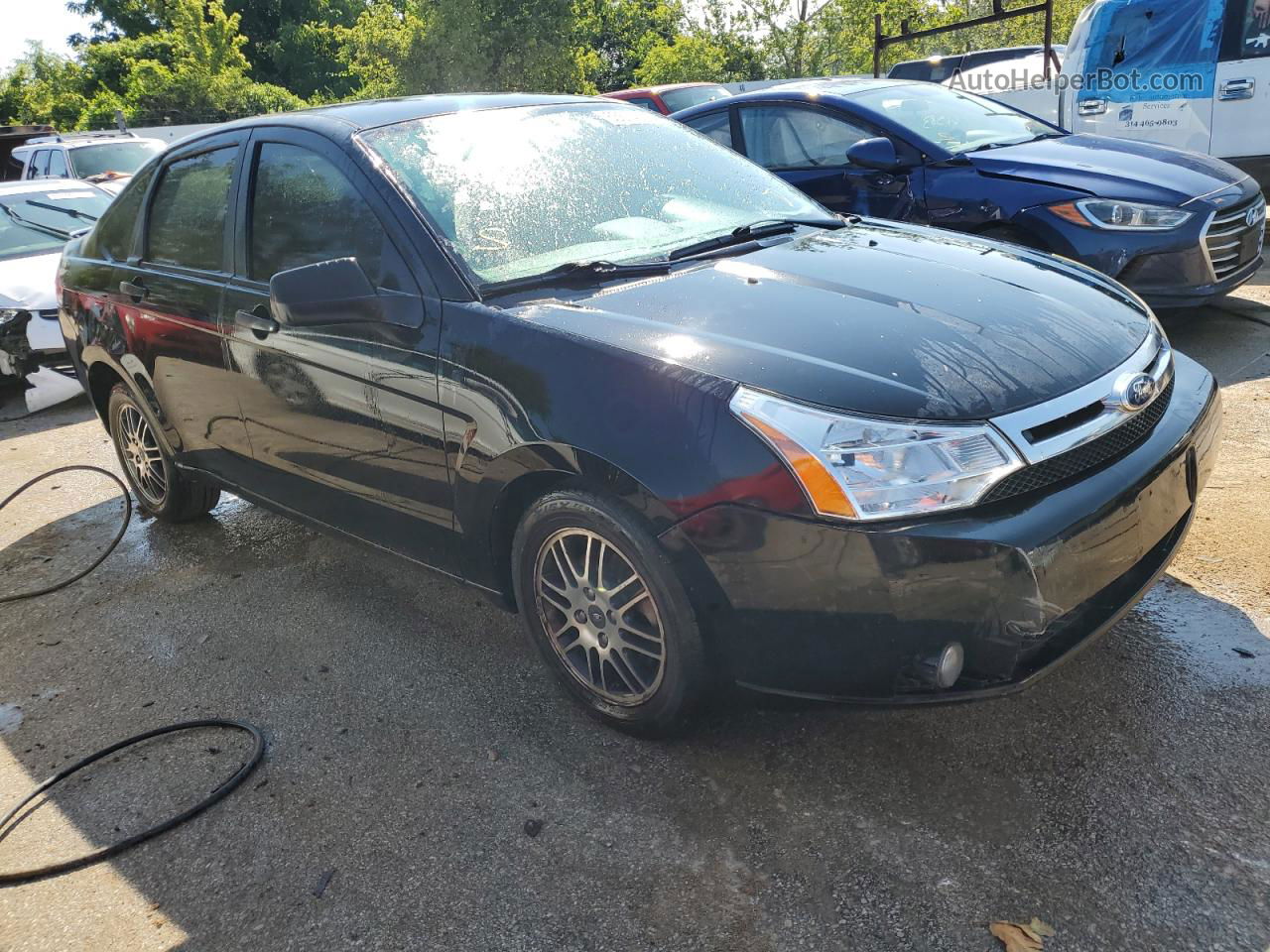 2011 Ford Focus Se Black vin: 1FAHP3FN4BW148452