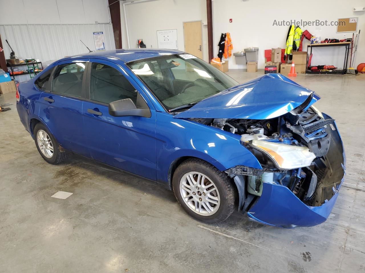 2011 Ford Focus Se Blue vin: 1FAHP3FN4BW168538