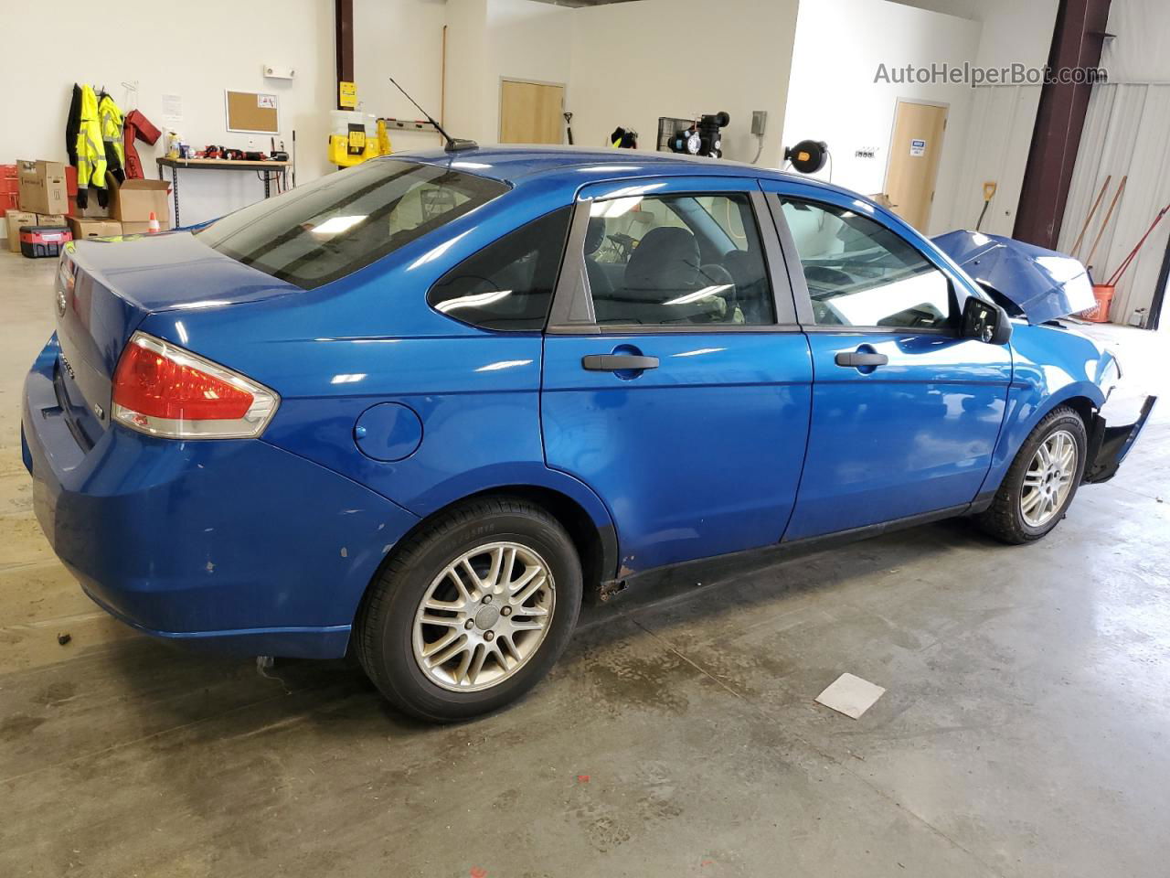 2011 Ford Focus Se Blue vin: 1FAHP3FN4BW168538