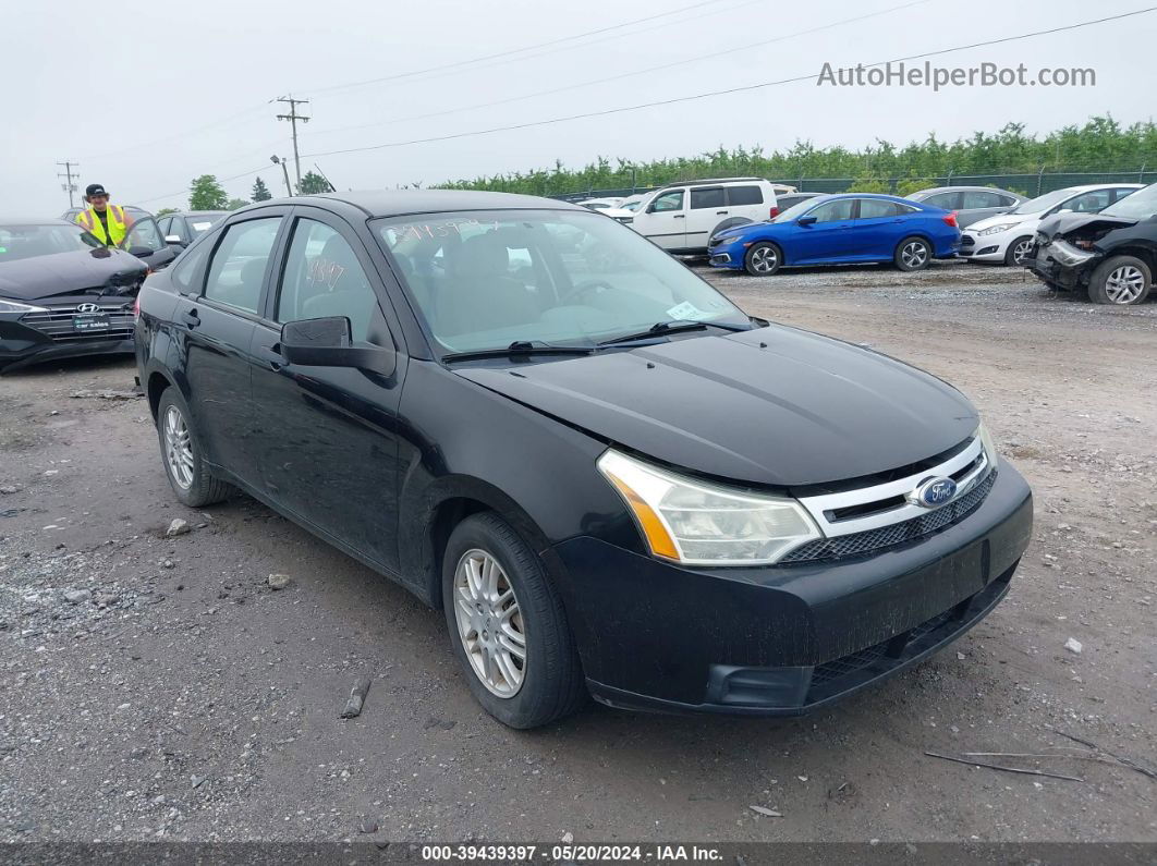 2011 Ford Focus Se Black vin: 1FAHP3FN5BW115072