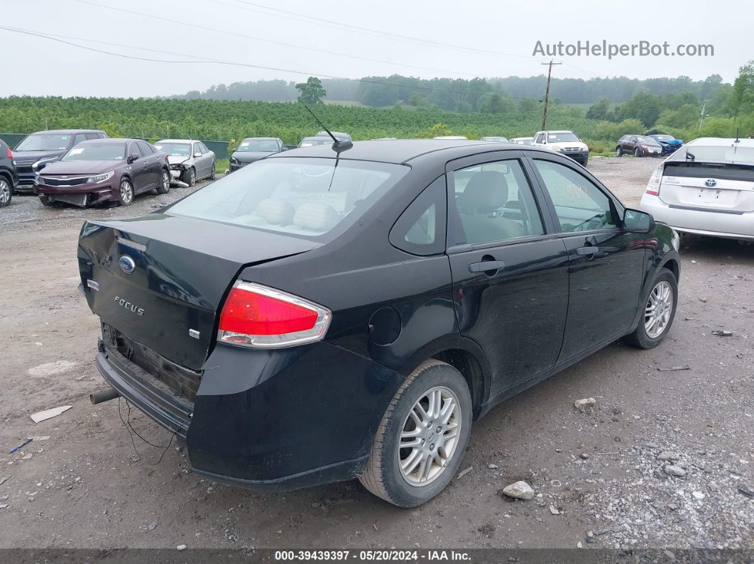 2011 Ford Focus Se Black vin: 1FAHP3FN5BW115072