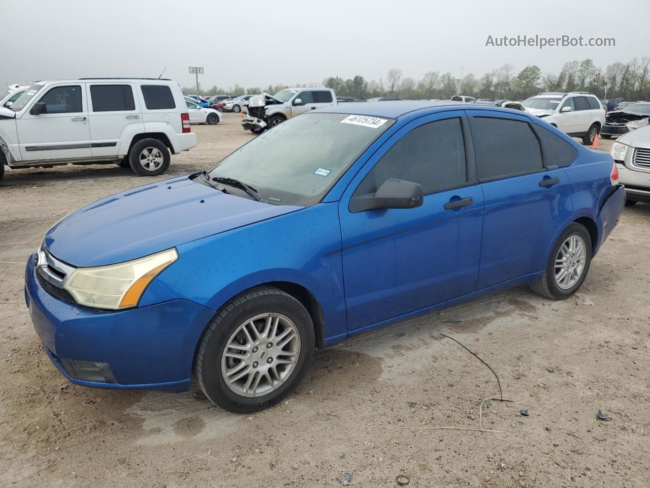 2011 Ford Focus Se Blue vin: 1FAHP3FN5BW159671