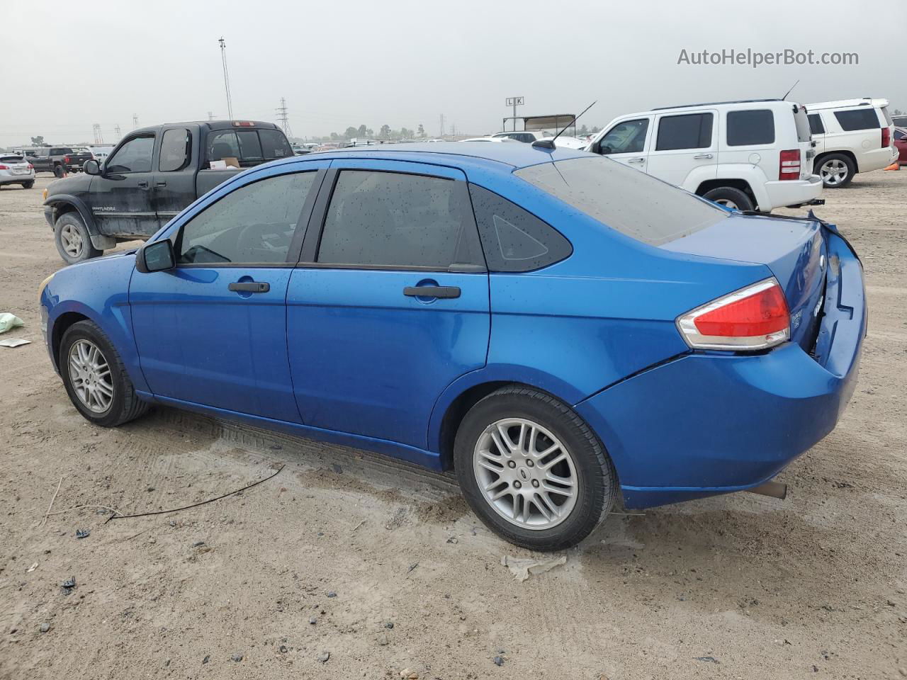 2011 Ford Focus Se Blue vin: 1FAHP3FN5BW159671