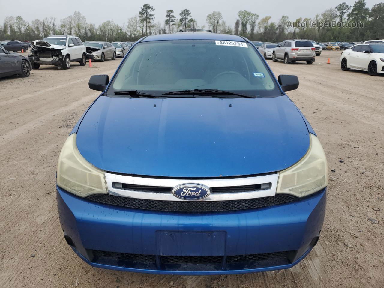 2011 Ford Focus Se Blue vin: 1FAHP3FN5BW159671