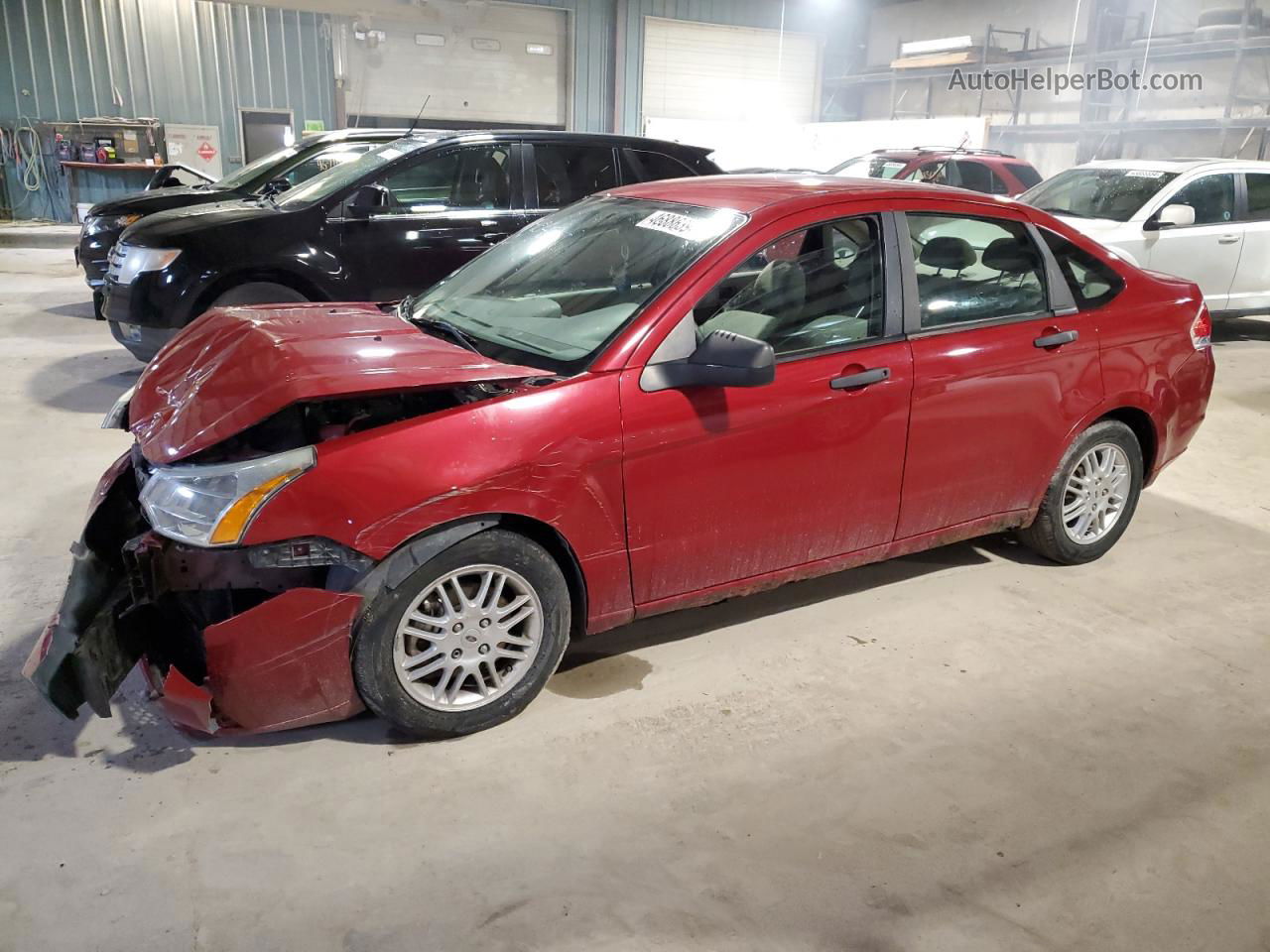 2011 Ford Focus Se Красный vin: 1FAHP3FN5BW161002