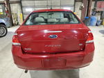 2011 Ford Focus Se Red vin: 1FAHP3FN5BW161002