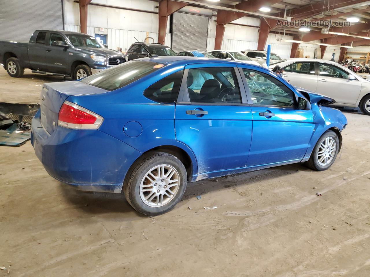 2011 Ford Focus Se Blue vin: 1FAHP3FN5BW177748