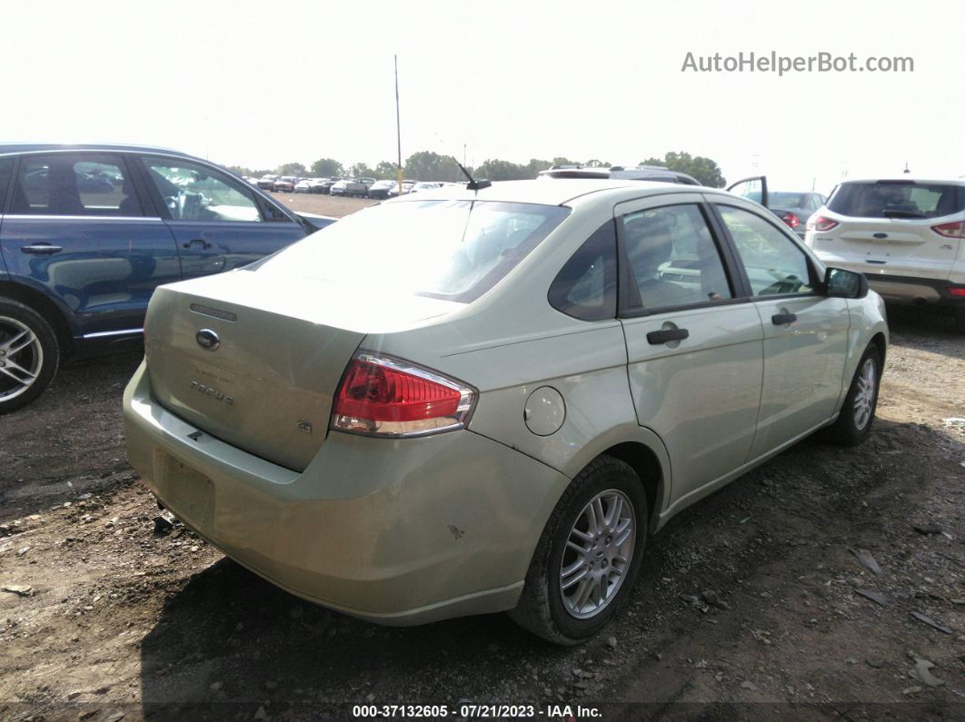 2011 Ford Focus Se Green vin: 1FAHP3FN5BW195747