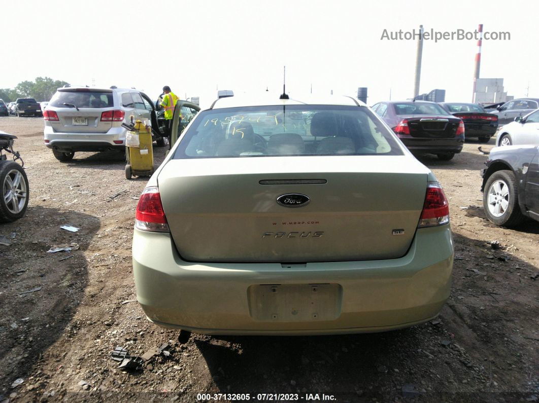 2011 Ford Focus Se Green vin: 1FAHP3FN5BW195747