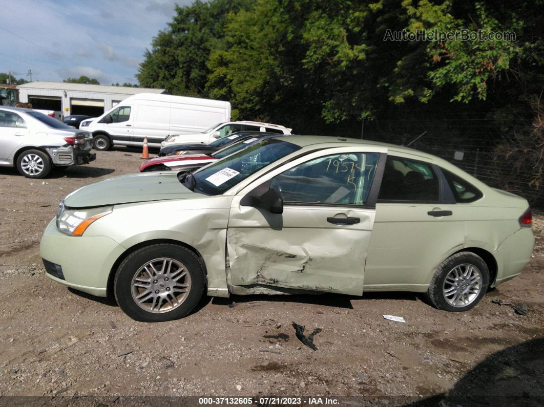 2011 Ford Focus Se Green vin: 1FAHP3FN5BW195747