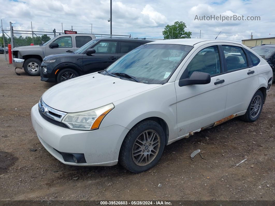 2011 Ford Focus Se White vin: 1FAHP3FN5BW201837