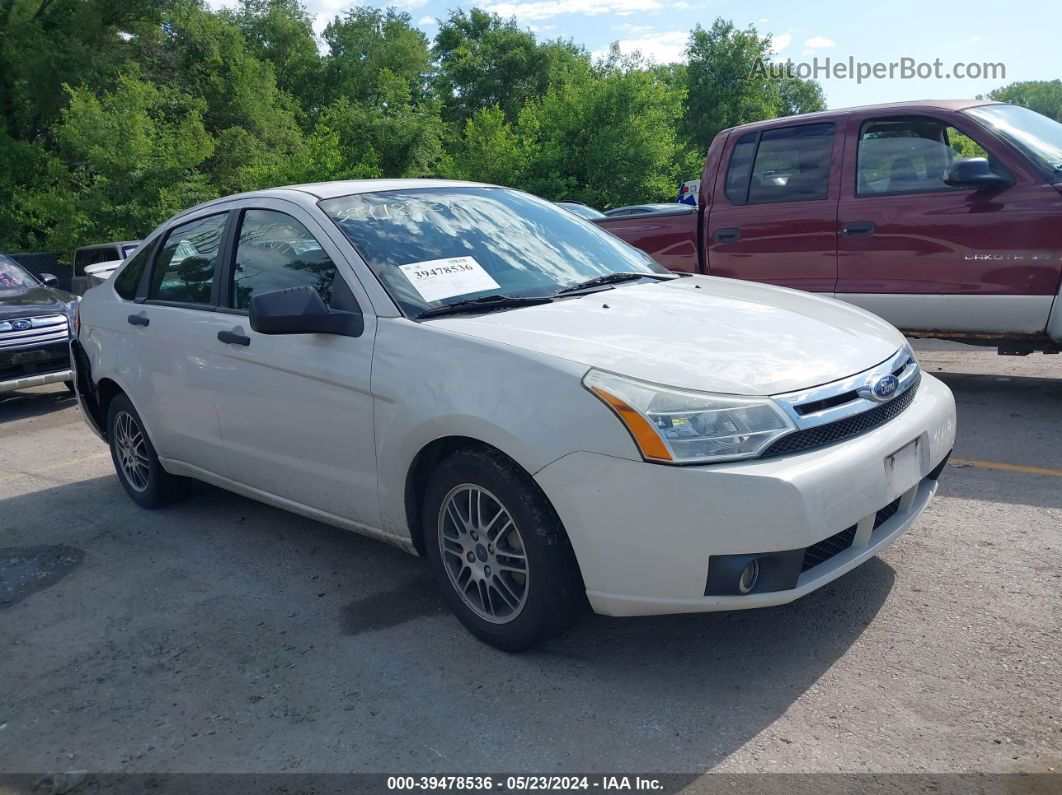 2011 Ford Focus Se White vin: 1FAHP3FN5BW203426