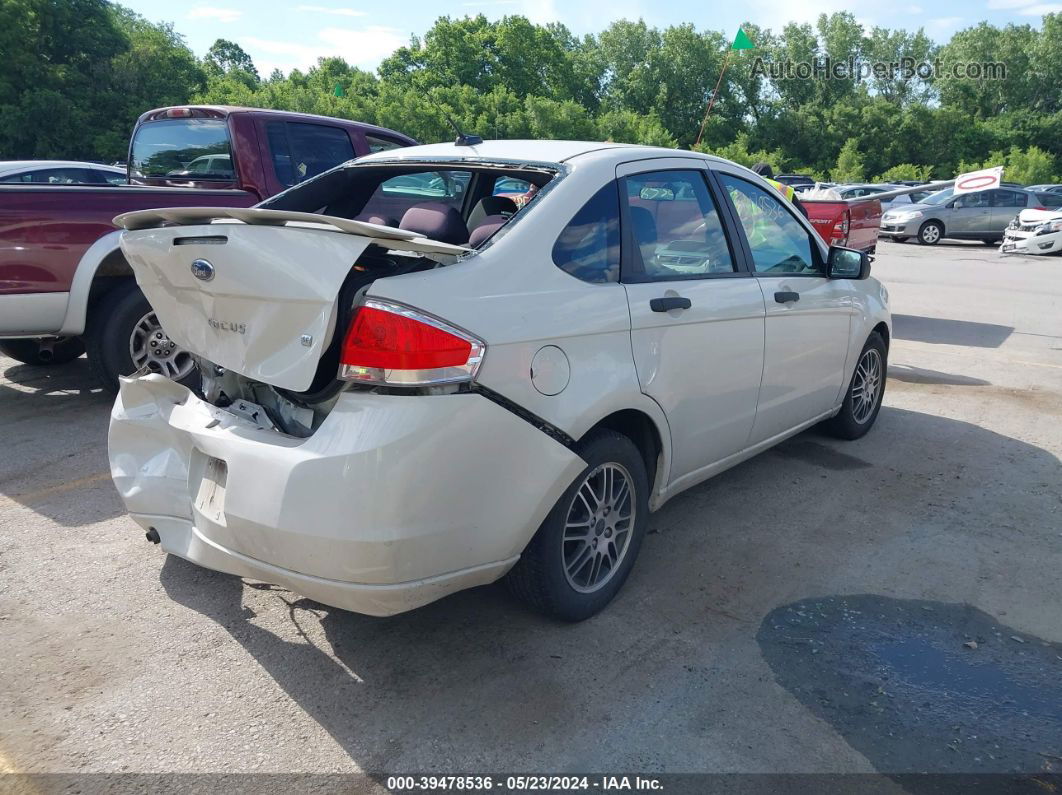 2011 Ford Focus Se White vin: 1FAHP3FN5BW203426