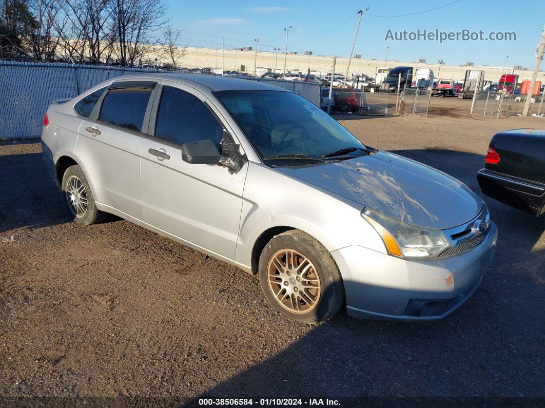 2011 Ford Focus Se Silver vin: 1FAHP3FN6BW132897