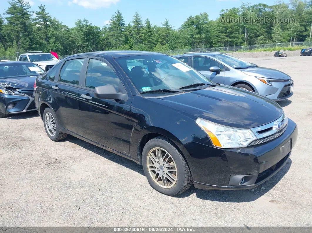 2011 Ford Focus Se Black vin: 1FAHP3FN6BW134407