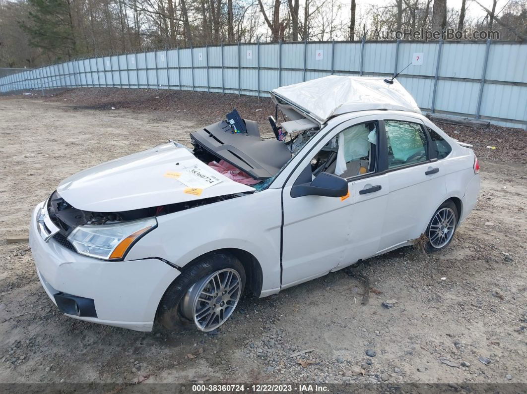 2011 Ford Focus Se White vin: 1FAHP3FN6BW141499